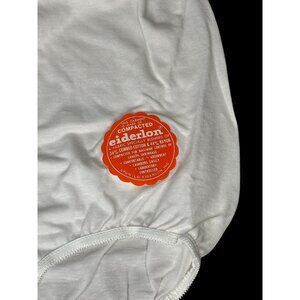 Womens Vintage White Cotton Granny Panties Size 7  Eiderlon NOS
